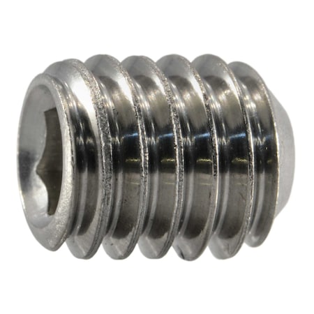 Midwest Fastener 5/16"-18 x 3/8" 18-8 Stainless Steel Coarse Thread Hex Socket Headless Set Screws 7PK 67577